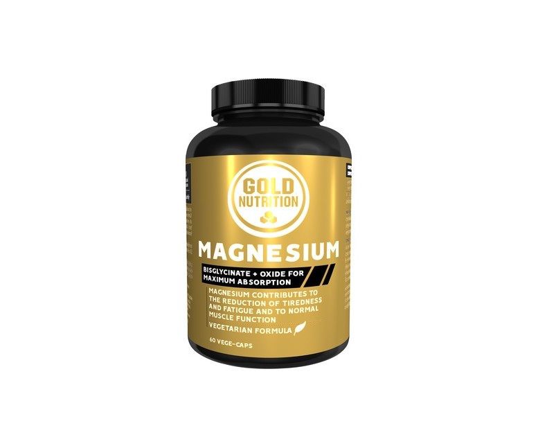 Magnesium 60 cápsulas de 600mg Gold Nutrition