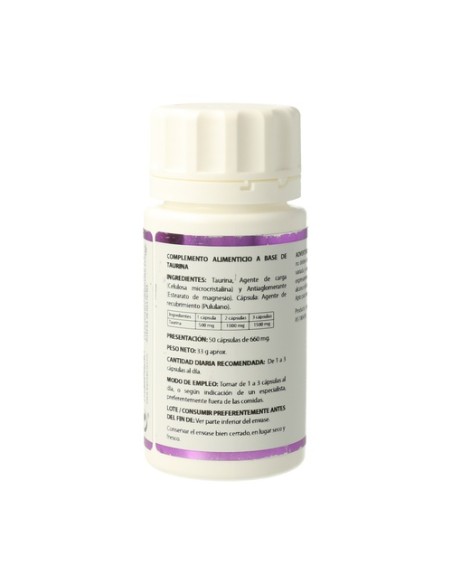 L-taurina Holomega 50 cápsulas Equisalud