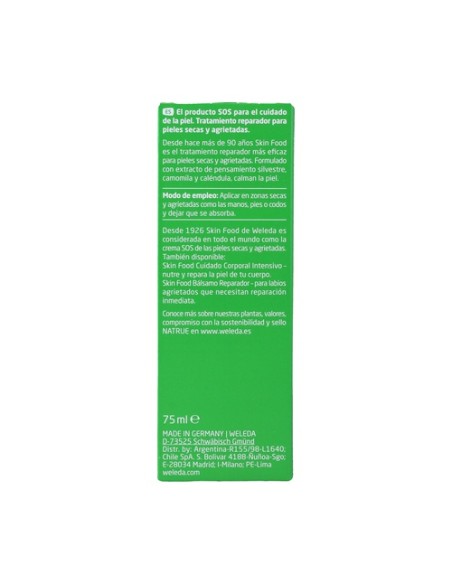 Skin Food Crema Reparadora 75 ml de crema Weleda