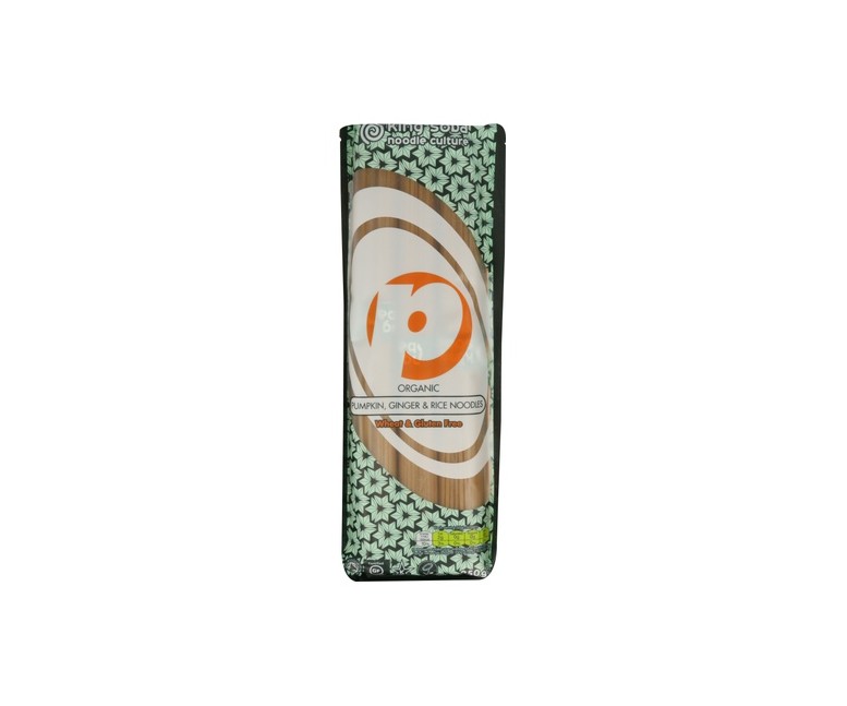 Pasta de Arroz Integral con Jengibre y Calabaza Sin Gluten BIO 250 g King Soba
