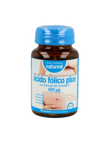 Ácido Fólico Plus 90 comprimidos de 400μg Naturmil