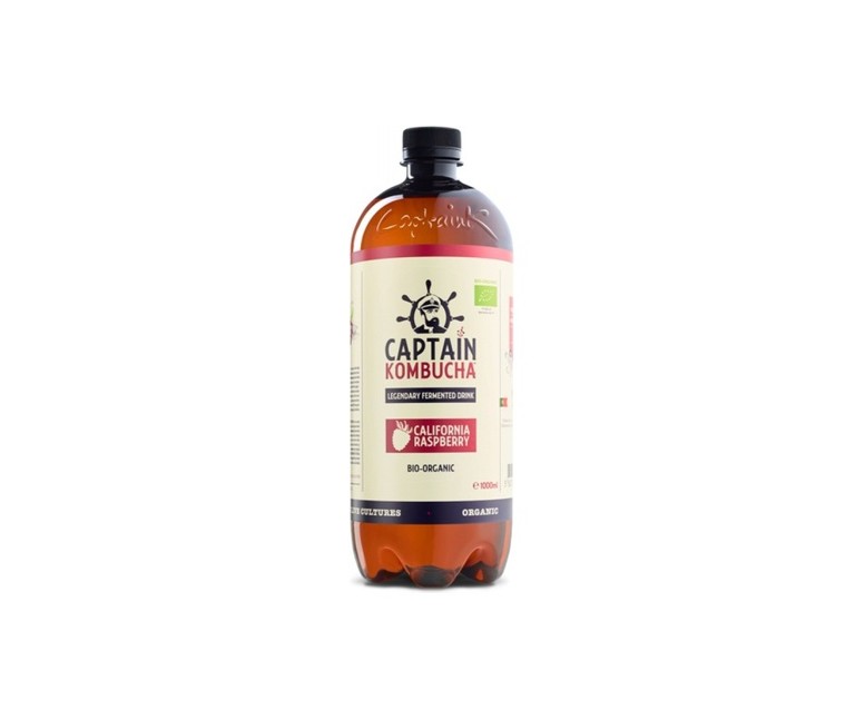 Kombucha de frambuesa 1 L (Frambuesa) Captain Kombucha