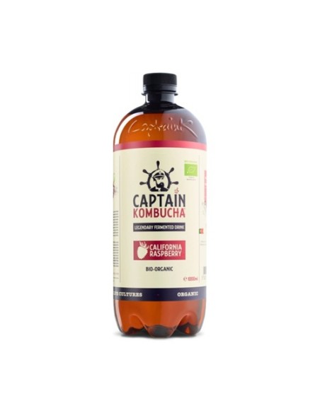 Kombucha de frambuesa 1 L (Frambuesa) Captain Kombucha