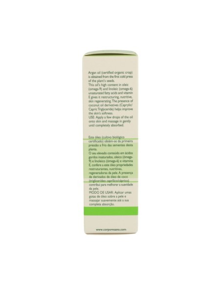 Aceite Natural de Argán 30 ml Corpore Sano