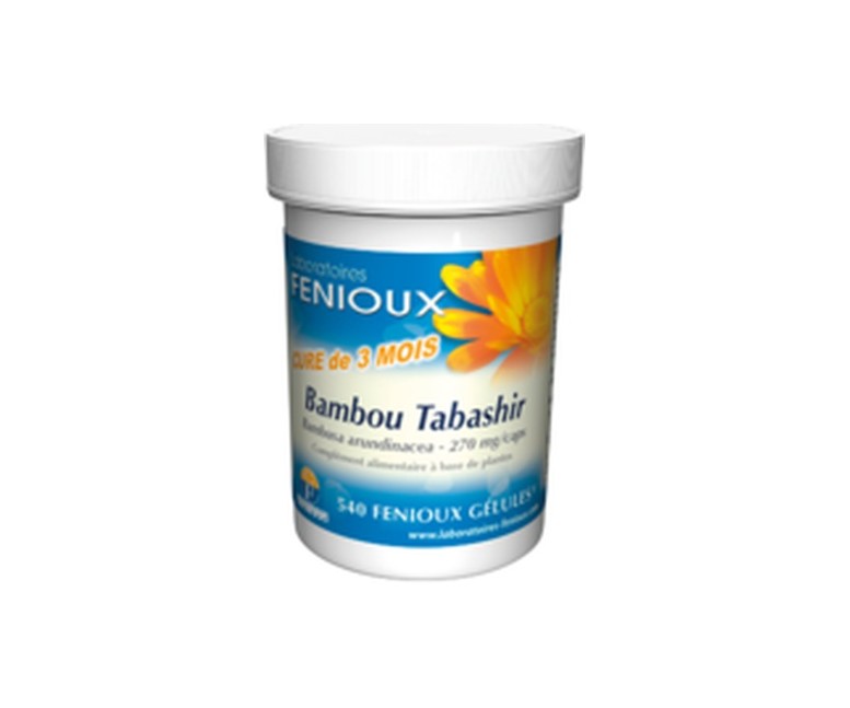 Bambú de Tabasir 540 cápsulas Fenioux