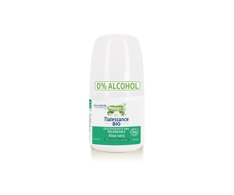 Desodorante recargable aloe vera 50 ml (Aloe Vera) Natessance