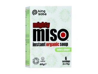 Sopa de Miso con Tofu y Jengibre Sin Gluten Bio