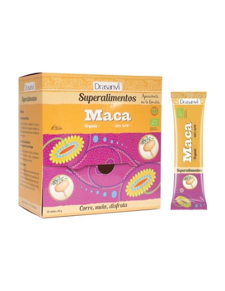 Stick maca Bio superalimentos 20 sticks de 10g Drasanvi