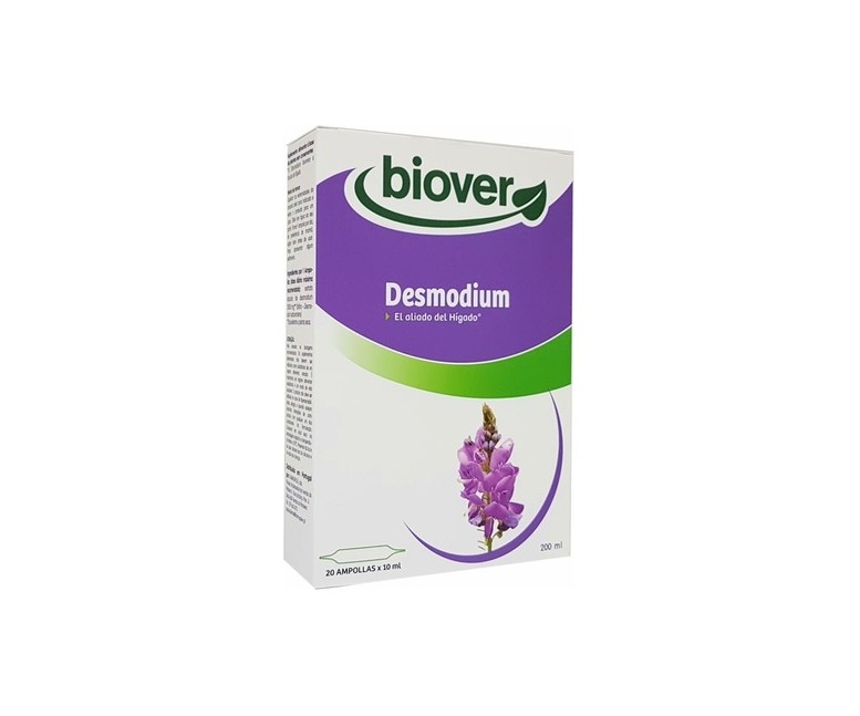 Desmodium, salud del hígado 20 ampollas de 10ml Biover
