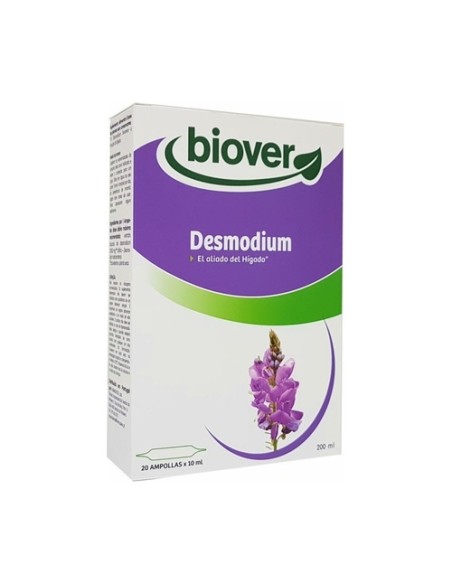 Desmodium, salud del hígado 20 ampollas de 10ml Biover