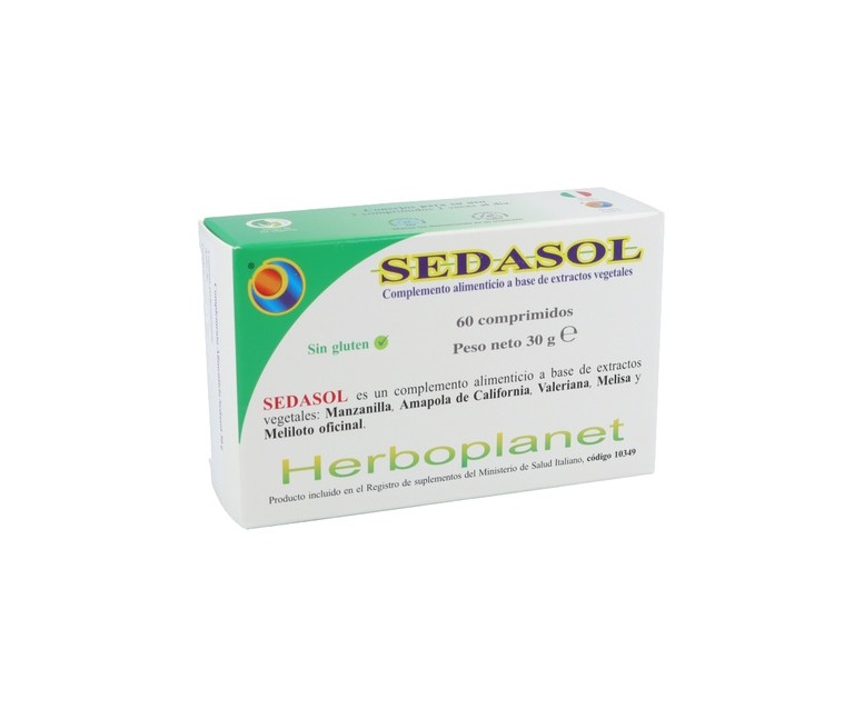 Sedasol 30g 60 comprimidos Herboplanet