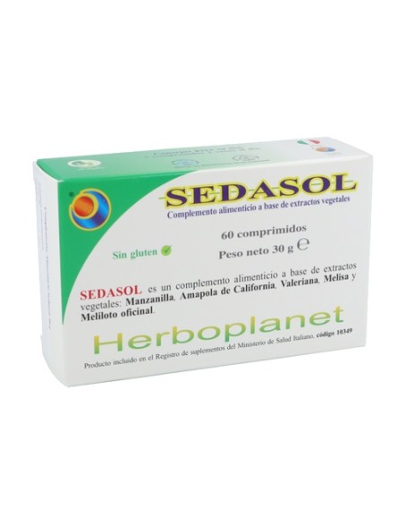 Sedasol 30g 60 comprimidos Herboplanet