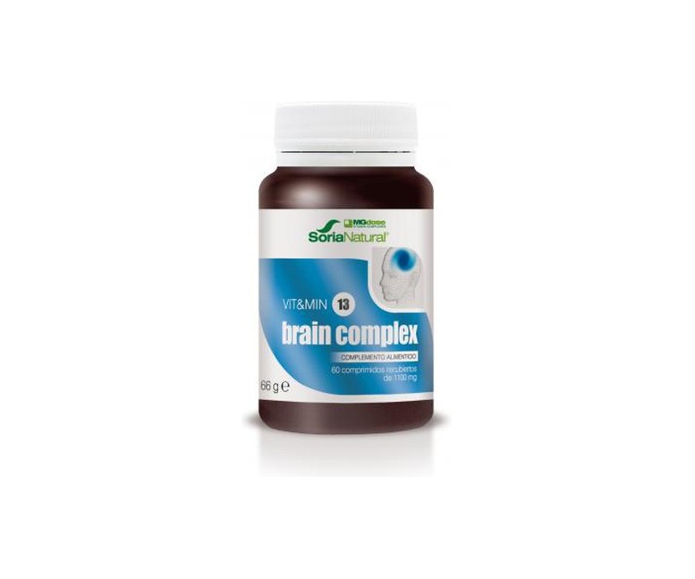 Vit & Min 13 Brain Complex 60 comprimidos Soria Natural