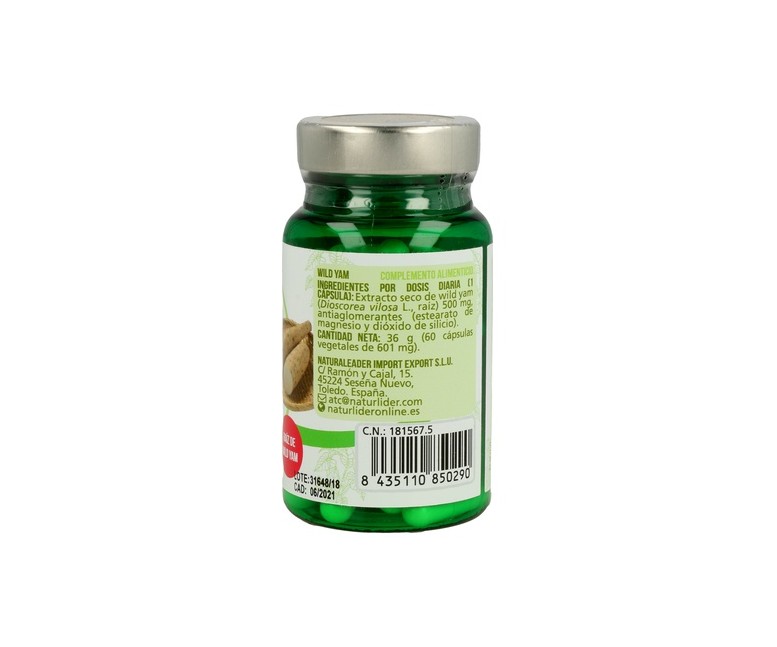 Wild Yam 60 cápsulas Naturlider