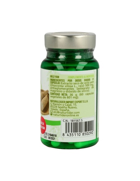 Wild Yam 60 cápsulas Naturlider