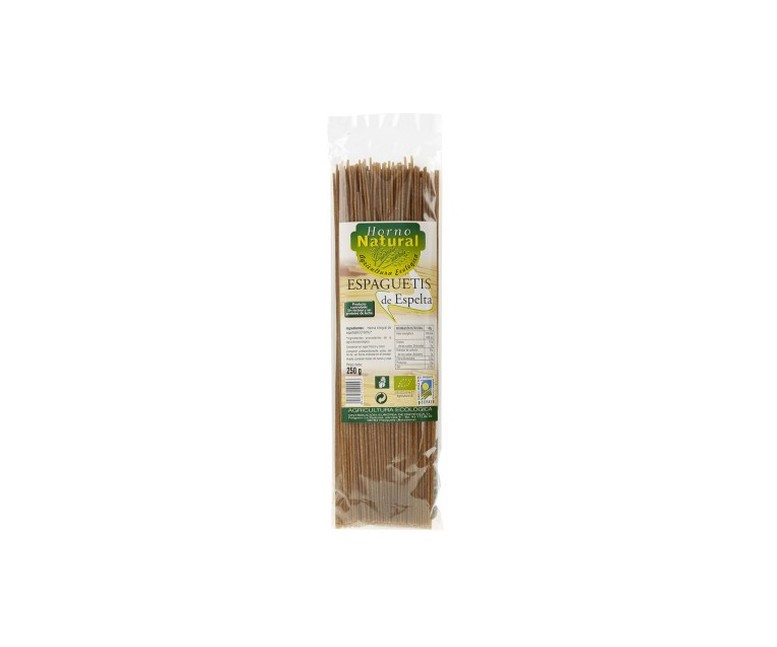 Spaguetis Espelta Ecológico 250 g Horno Natural