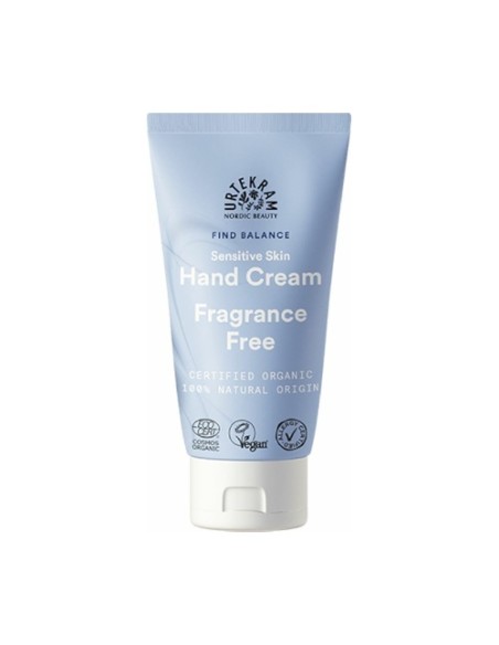 Crema manos sin fragancia 75 ml de crema Urtekram