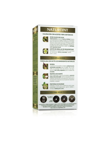 Naturtint Coloración Con Quinoa 5G - Castaño Claro Dorado 1 unidad Naturtint