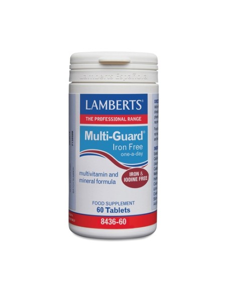 Multi-guard® iron free 60 cápsulas Lamberts