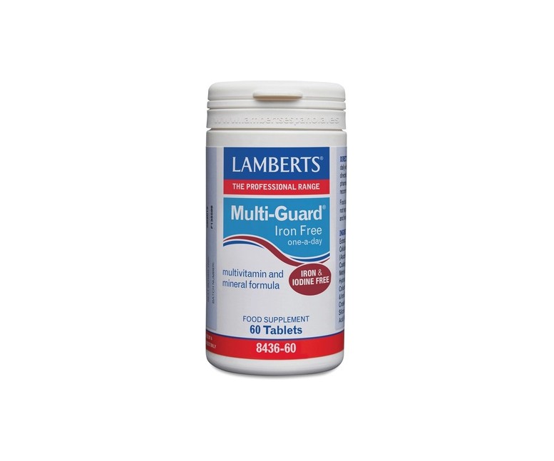 Multi-guard® iron free 60 cápsulas Lamberts