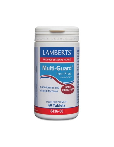 Multi-guard® iron free 60 cápsulas Lamberts