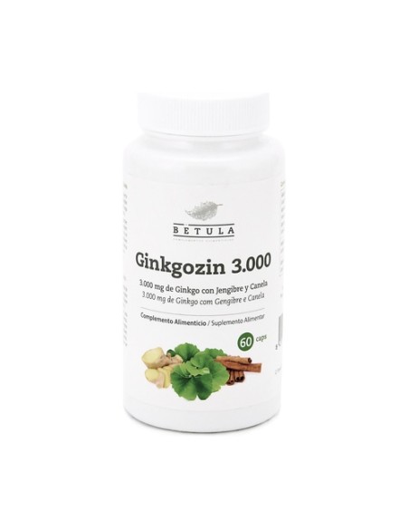Ginkgozin 3000 60 cápsulas Betula