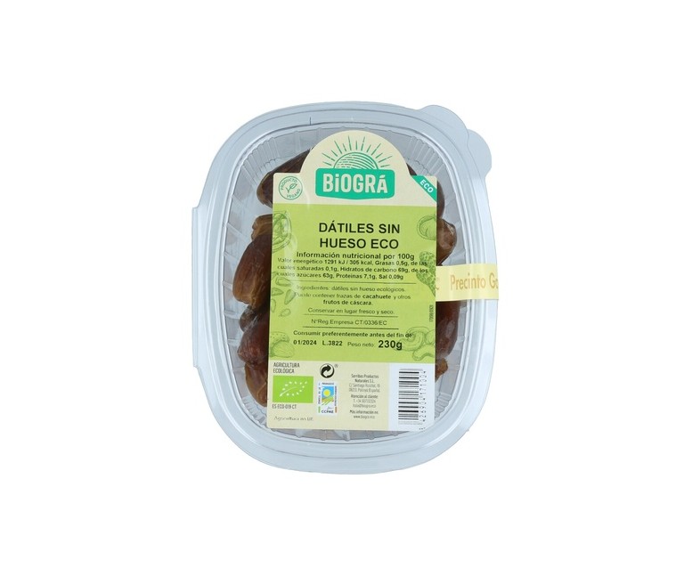 Dátiles sin Hueso 230 g Biográ