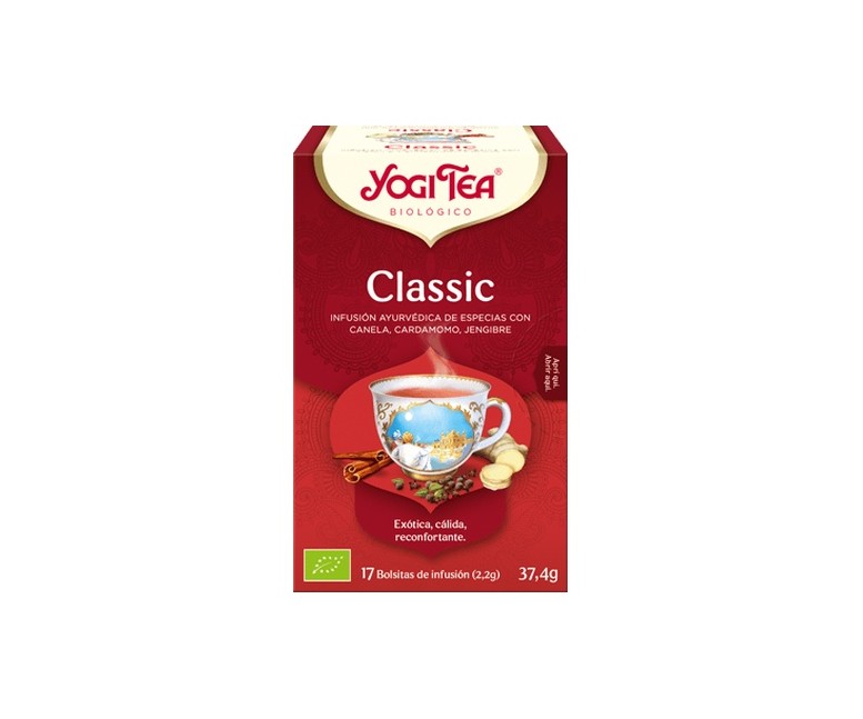 Infusión classic ayurveda 17 bolsitas infusoras de 2.2g Yogi Tea