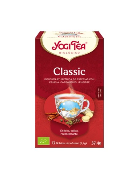 Infusión classic ayurveda 17 bolsitas infusoras de 2.2g Yogi Tea