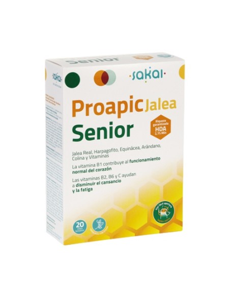 Proapic Jalea Real Senior 20 ampollas Sakai