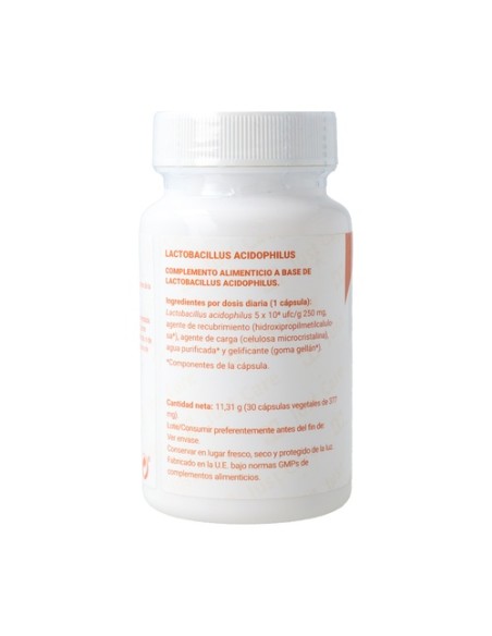 Lactobacillus acidophilus 30 cápsulas Naturlider