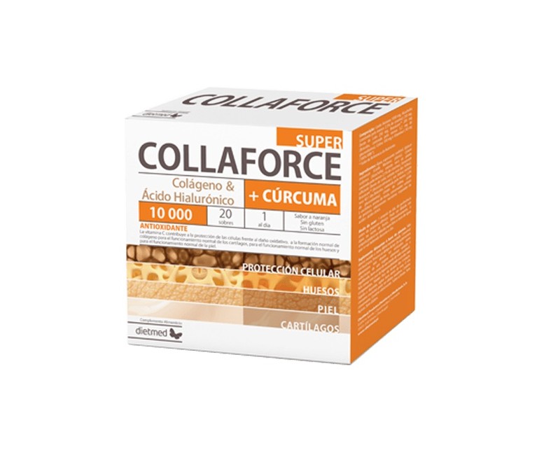 Collaforce Super + Cúrcuma 20 sobres (Naranja) Dietmed