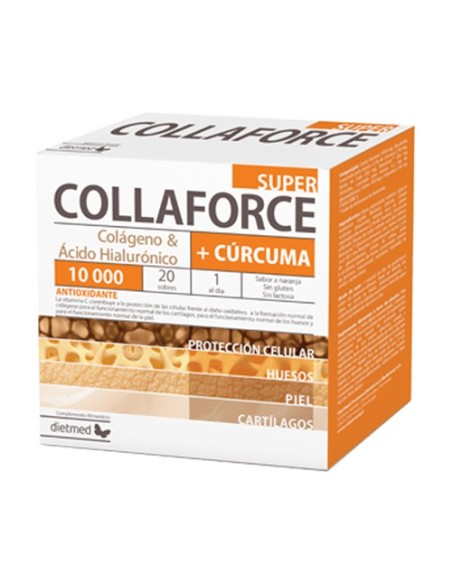 Collaforce Super + Cúrcuma 20 sobres (Naranja) Dietmed