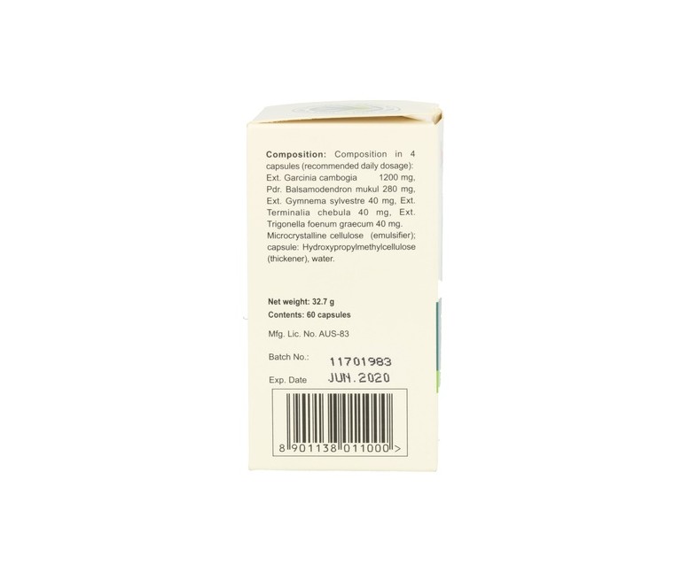 Ayurslim combinado control de peso 60 cápsulas Himalaya Herbals