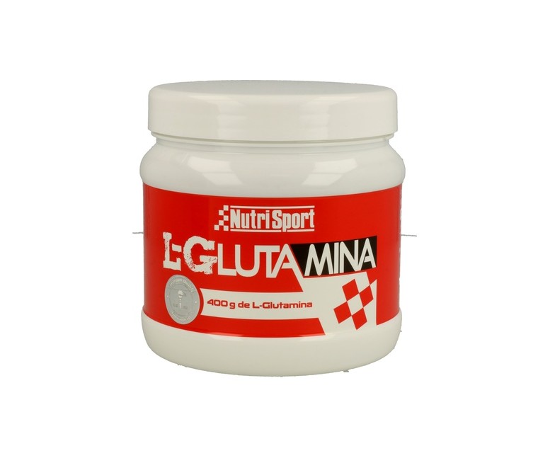 L-Glutamina polvo 400 g Nutrisport