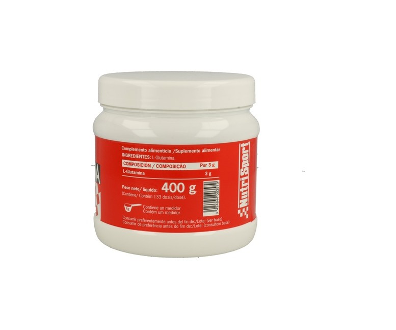 L-Glutamina polvo 400 g Nutrisport