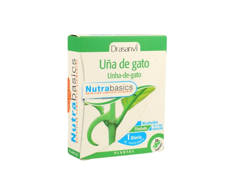 Nutrabasics Uña De Gato 30 cápsulas Drasanvi