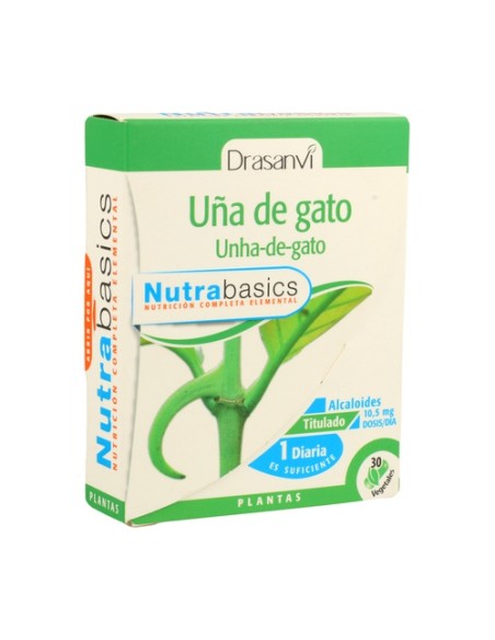 Nutrabasics Uña De Gato 30 cápsulas Drasanvi