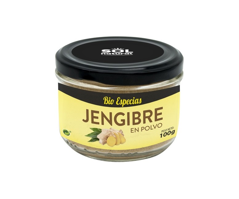 Jengibre en polvo Bio 100 g de polvo Sol Natural
