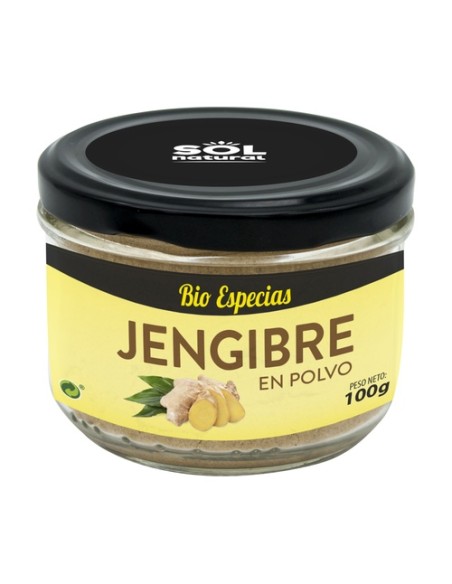 Jengibre en polvo Bio 100 g de polvo Sol Natural