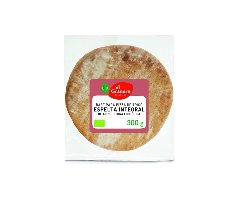 Base para Pizza de Espelta Integral 300 g El Granero Integral