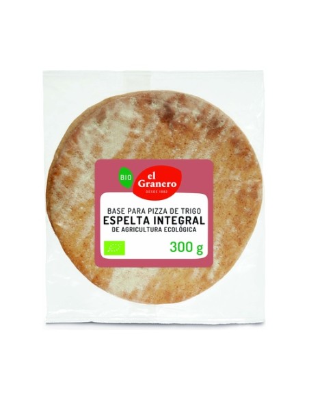 Base para Pizza de Espelta Integral 300 g El Granero Integral