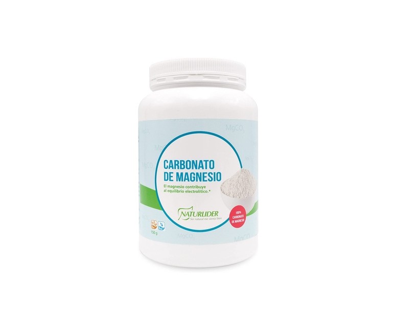 Carbonato de magnesio 150 g de polvo Naturlider