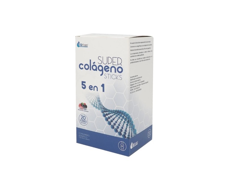 Super colágeno 5 en 1 sticks 20 sticks de 6g Science & Health SBD