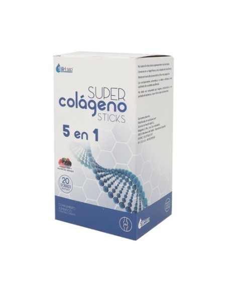 Super colágeno 5 en 1 sticks 20 sticks de 6g Science & Health SBD