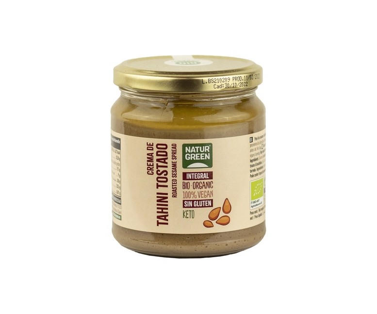 Tahin tostado Bio 300 g de crema NaturGreen