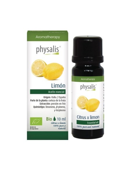 Aceite esencial de limón Bio 10 ml Physalis