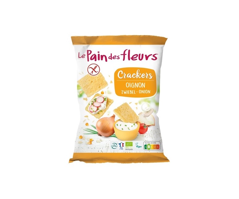 Crackers cebolla 75 g Le pain des fleurs