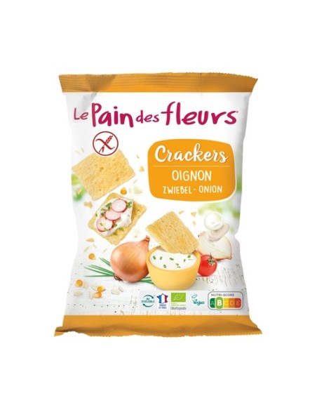 Crackers cebolla 75 g Le pain des fleurs