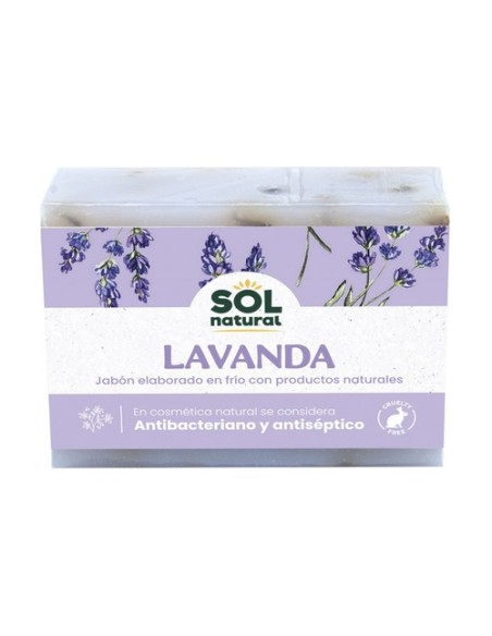 Jabón natural de lavanda 100 g Sol Natural
